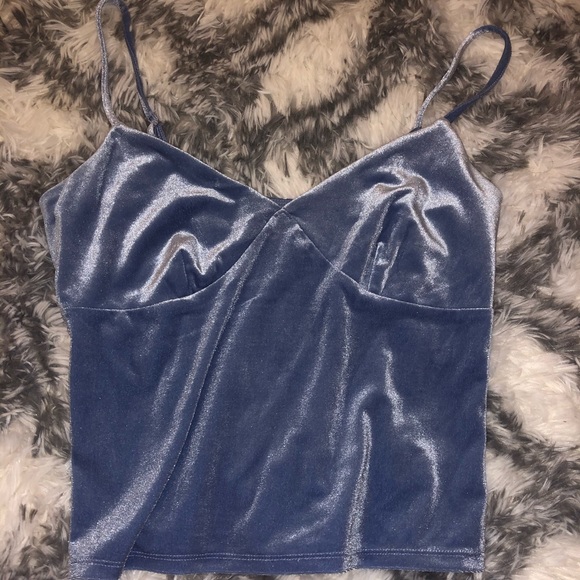 Tops - Velvet Crop Top SOLD